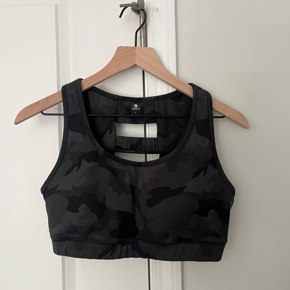 90 Degree By Reflex Black Camo Sports Bra